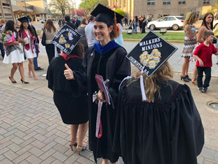 Lydia, Jen, and Christine Graduation